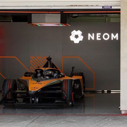 The NEOM McLaren Formula E Team gear up for a thrilling Diriyah E-Prix