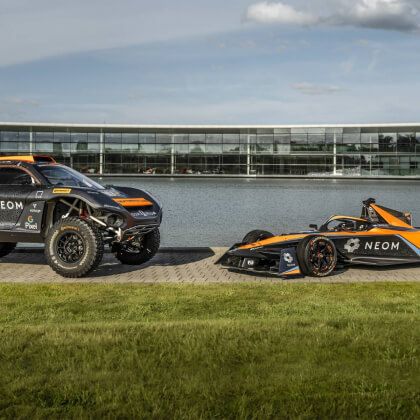 NEOM and McLaren Racing announce strategic title partnership to drive innovation and talent development in electric motorsport
