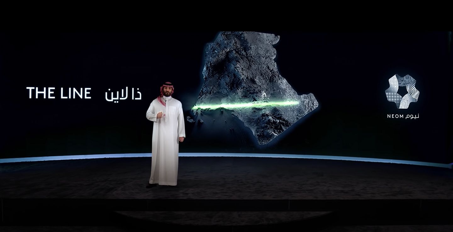 Prince Mohammed Bin Salman Unveils THE LINE at NEOM