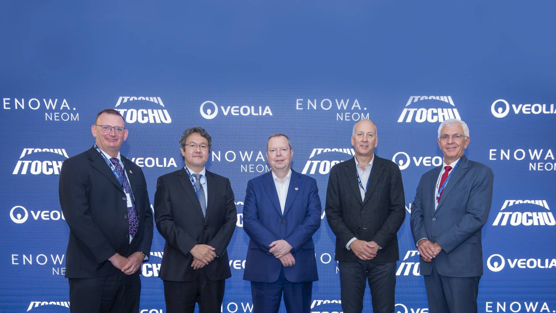 ENOWA, ITOCHU, and Veolia joining hands to construct a renewable-powered desalination plant in NEOM