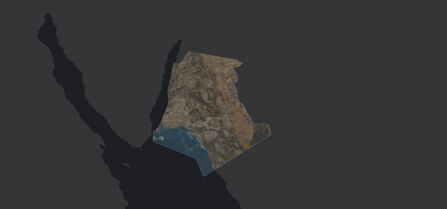 خريطة نيوم عبر الأقمار الصناعية