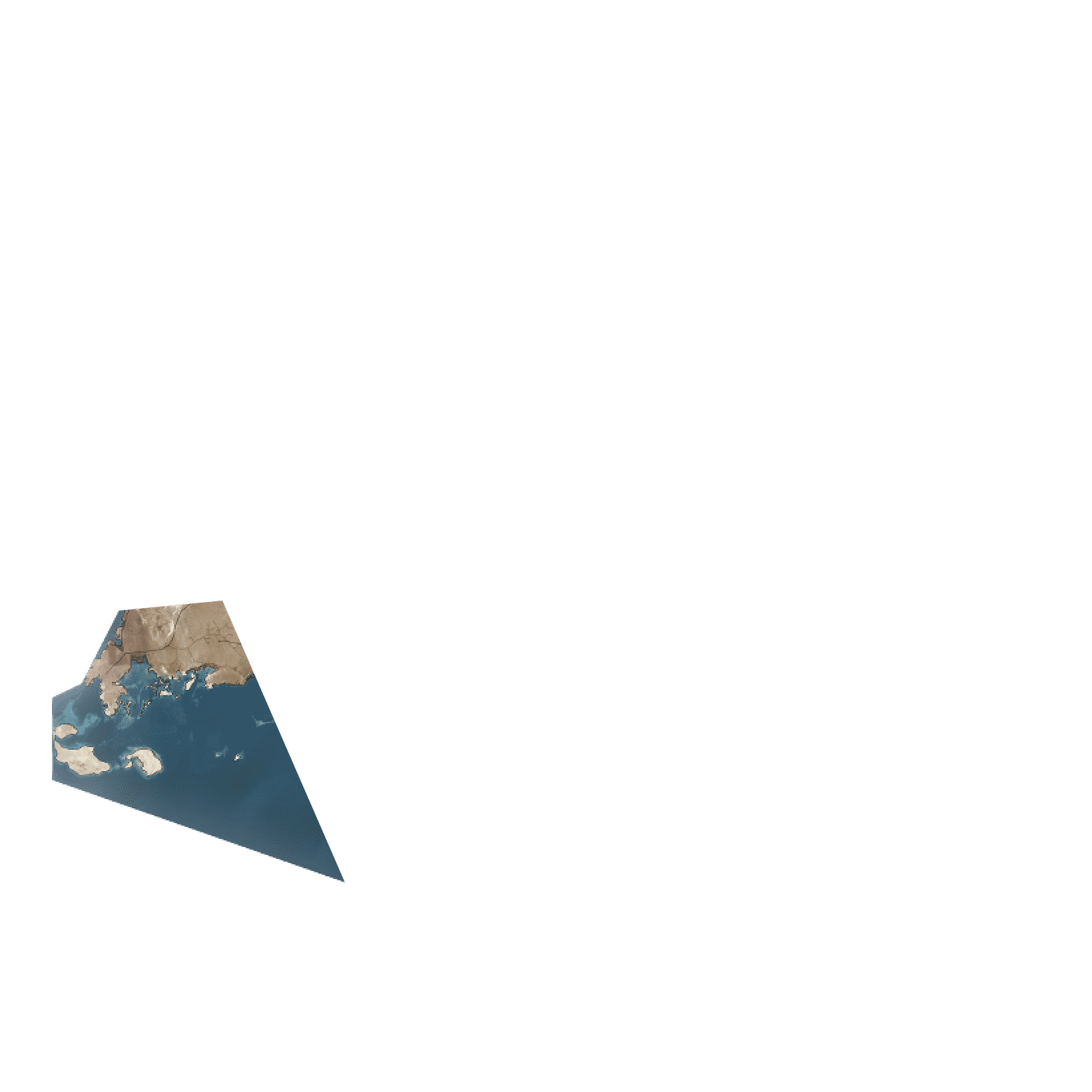 Die ruhige untere Wüstenregion von NEOM aus geografischer Sicht