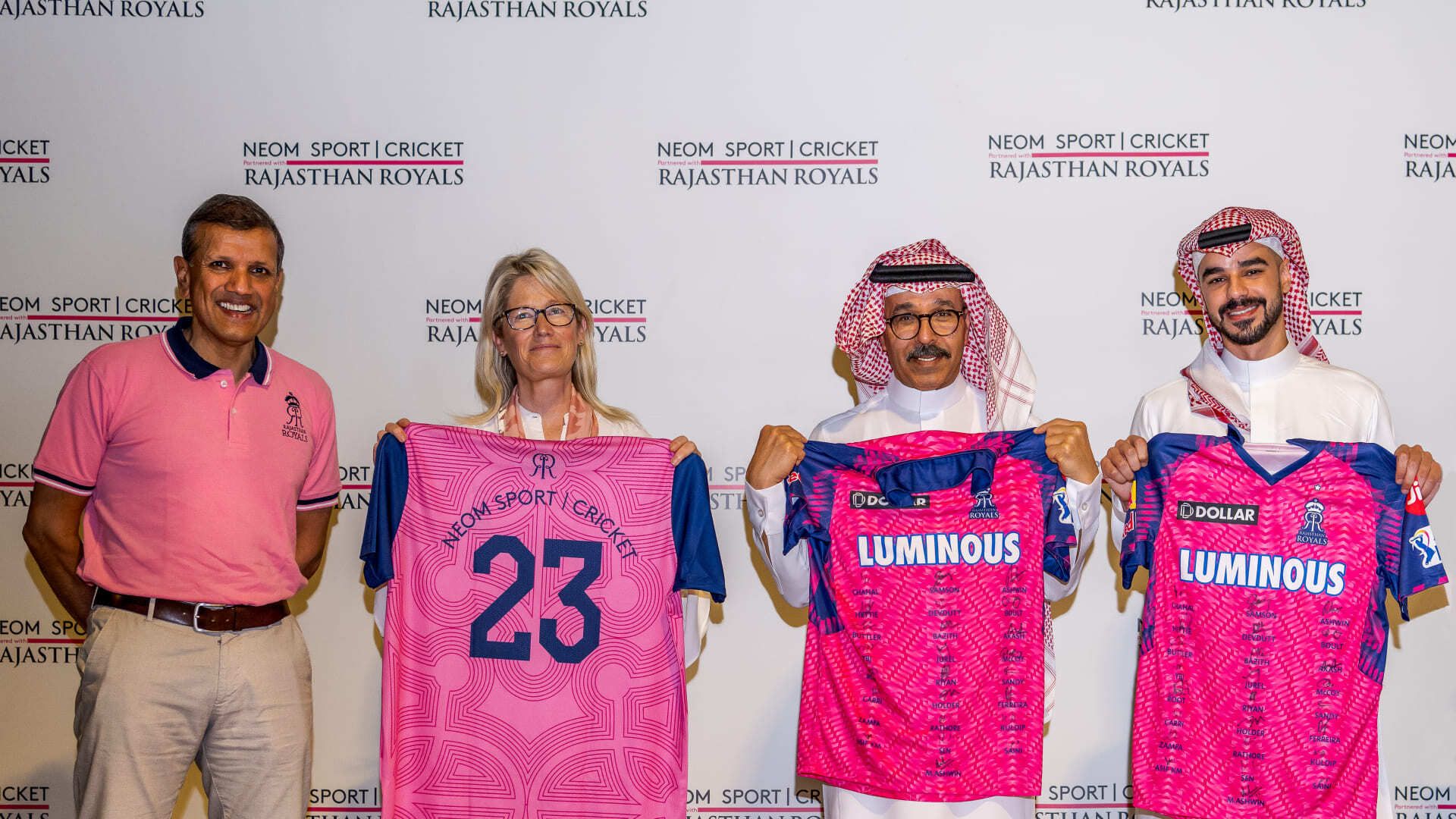 NEOM and Rajasthan Royals cricket team launch community sports program